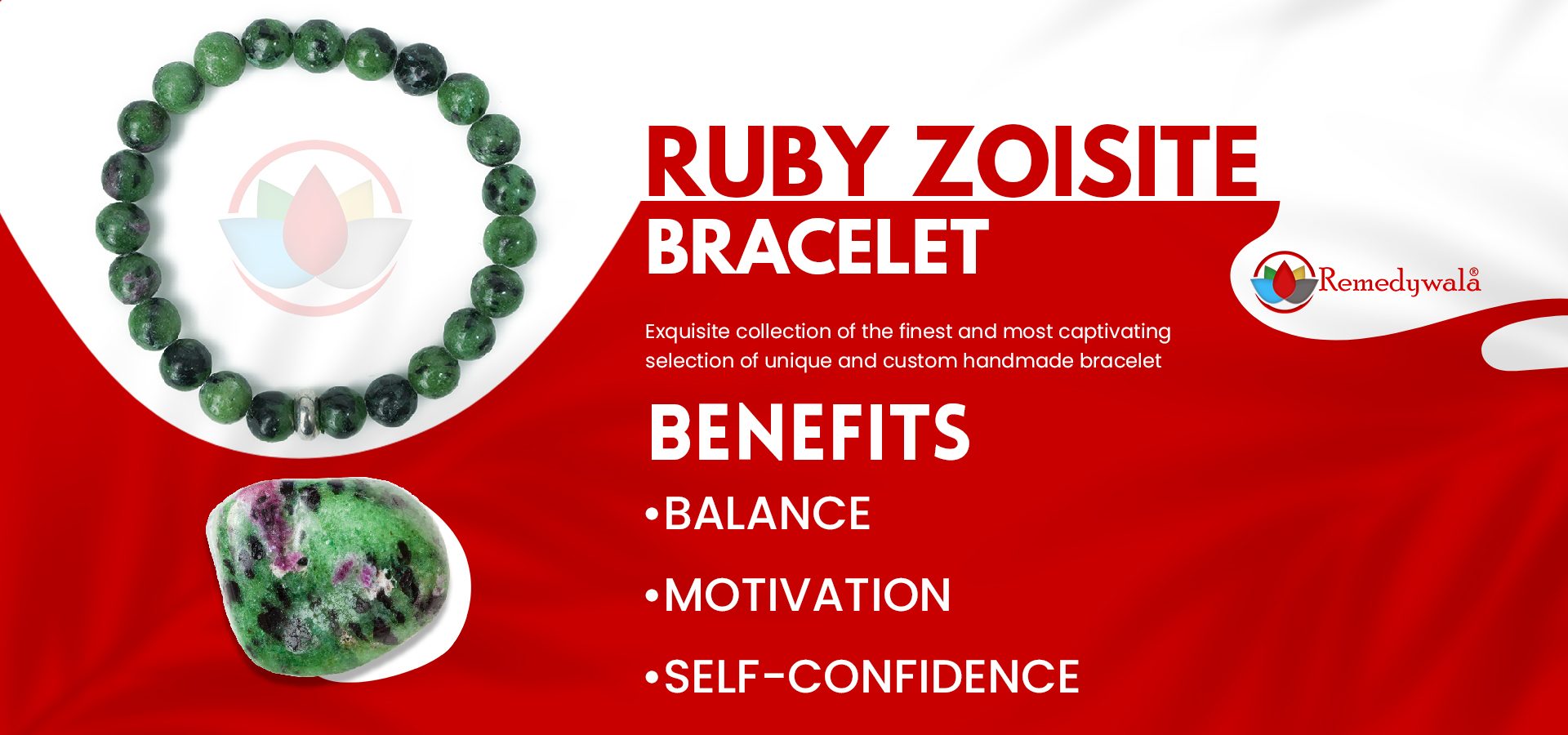 Ruby Zoisite Bracelet 8mm Ruby Zoisite Bracelet 8mm