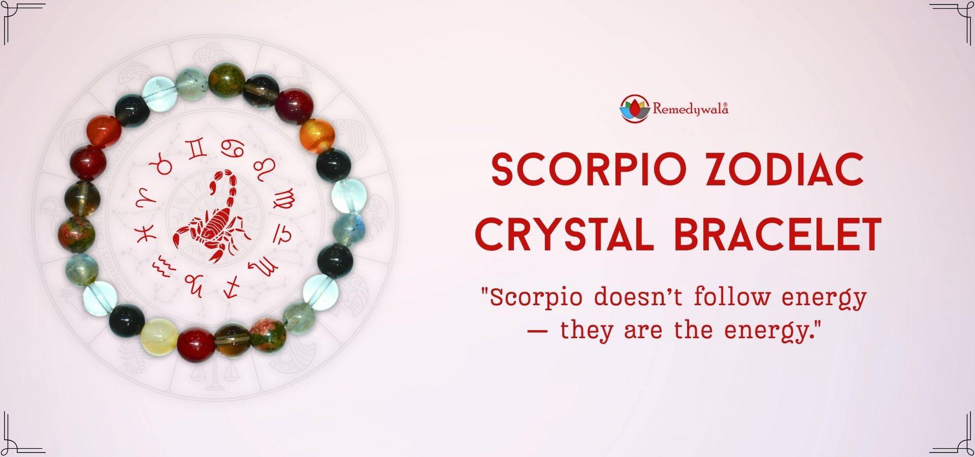 SCORPIO ZODIAC BRACELET
