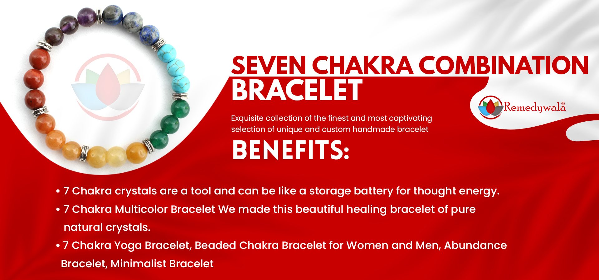 Seven Chakra Combination Bracelet 8mm