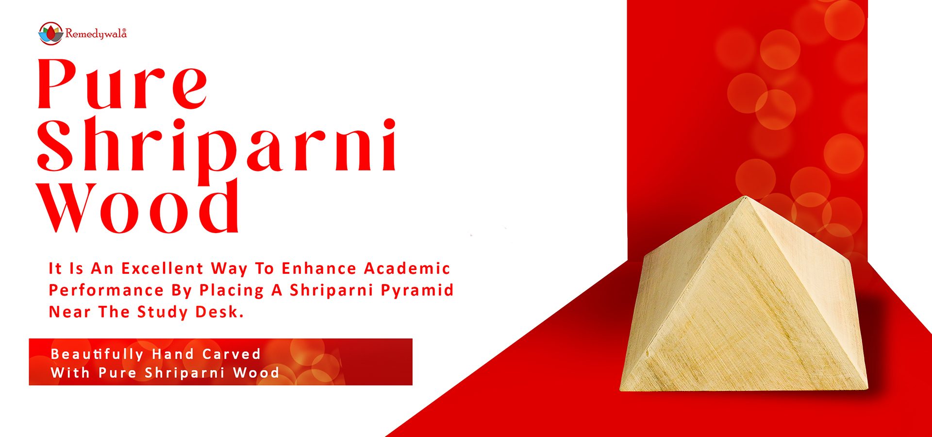 Shriparni Wooden Pyramid Energized Shriparni Wooden Pyramid