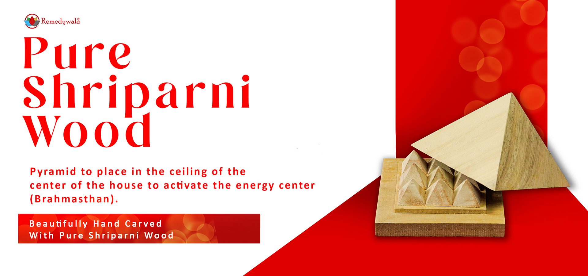 Shriparni Wooden Pyramid with Base Vastu Pyramid Plate Shriparni Wooden Pyramid with Base Vastu Pyramid Plate