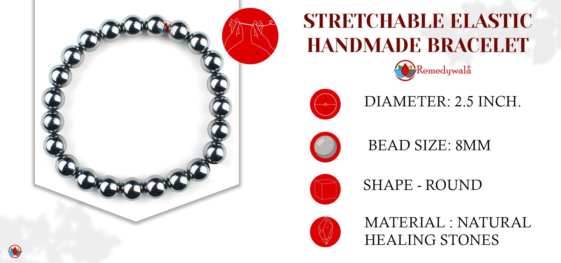 Shungite Elite Bracelet 8mm Shungite Elite Bracelet 8mm