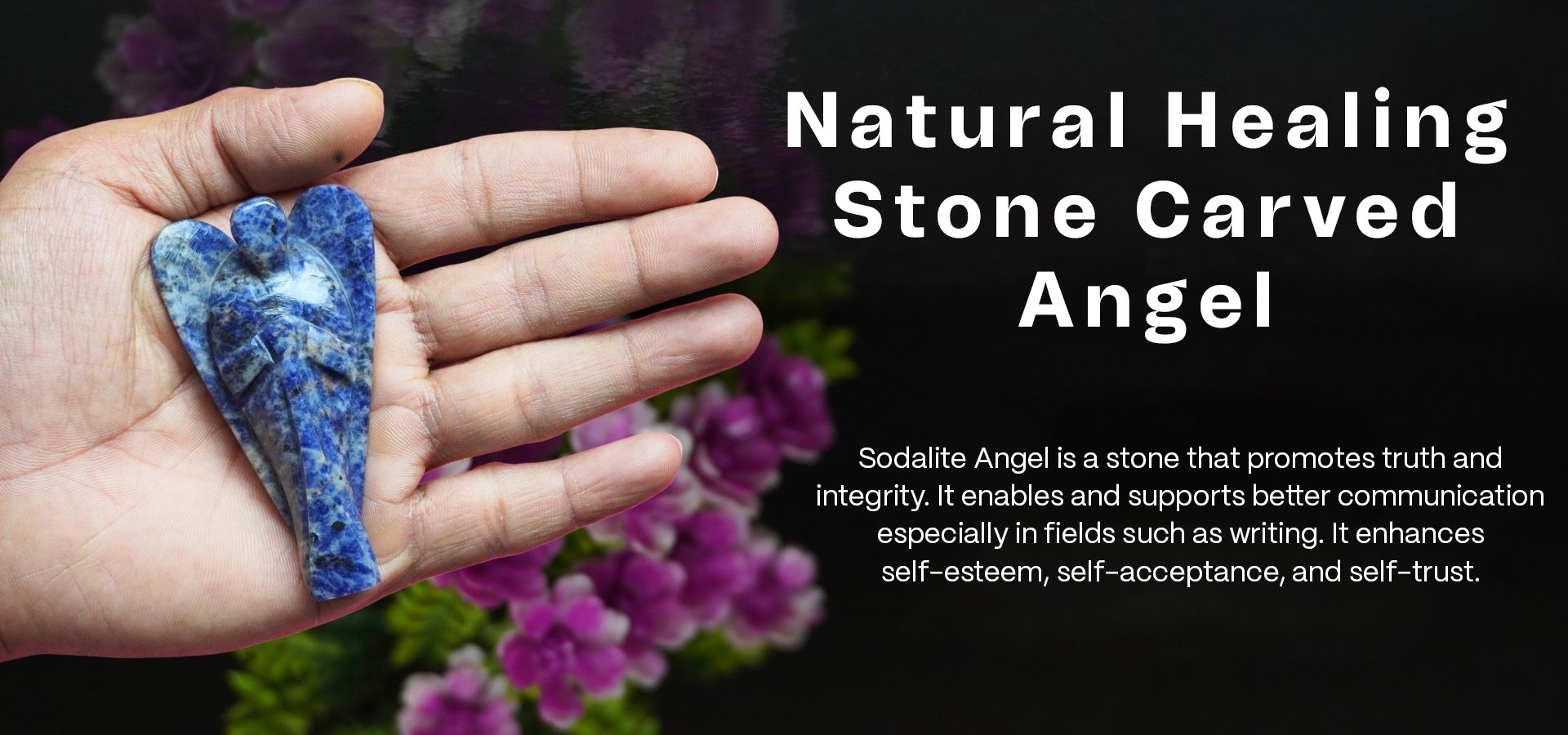 Sodalite Angel 3 INCH Sodalite Angel 3 INCH