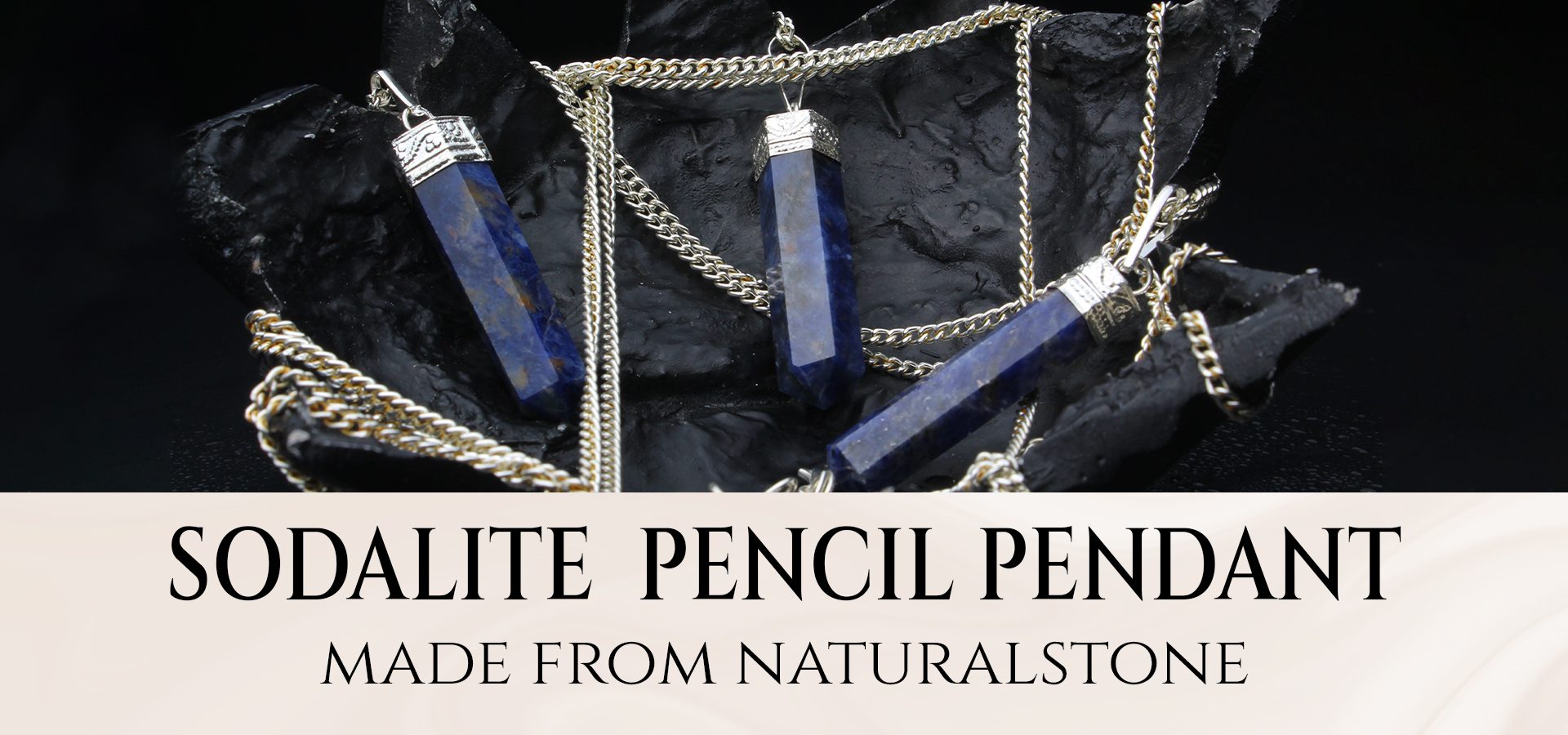 Sodalite Pencil Pendant Sodalite Pencil Pendant