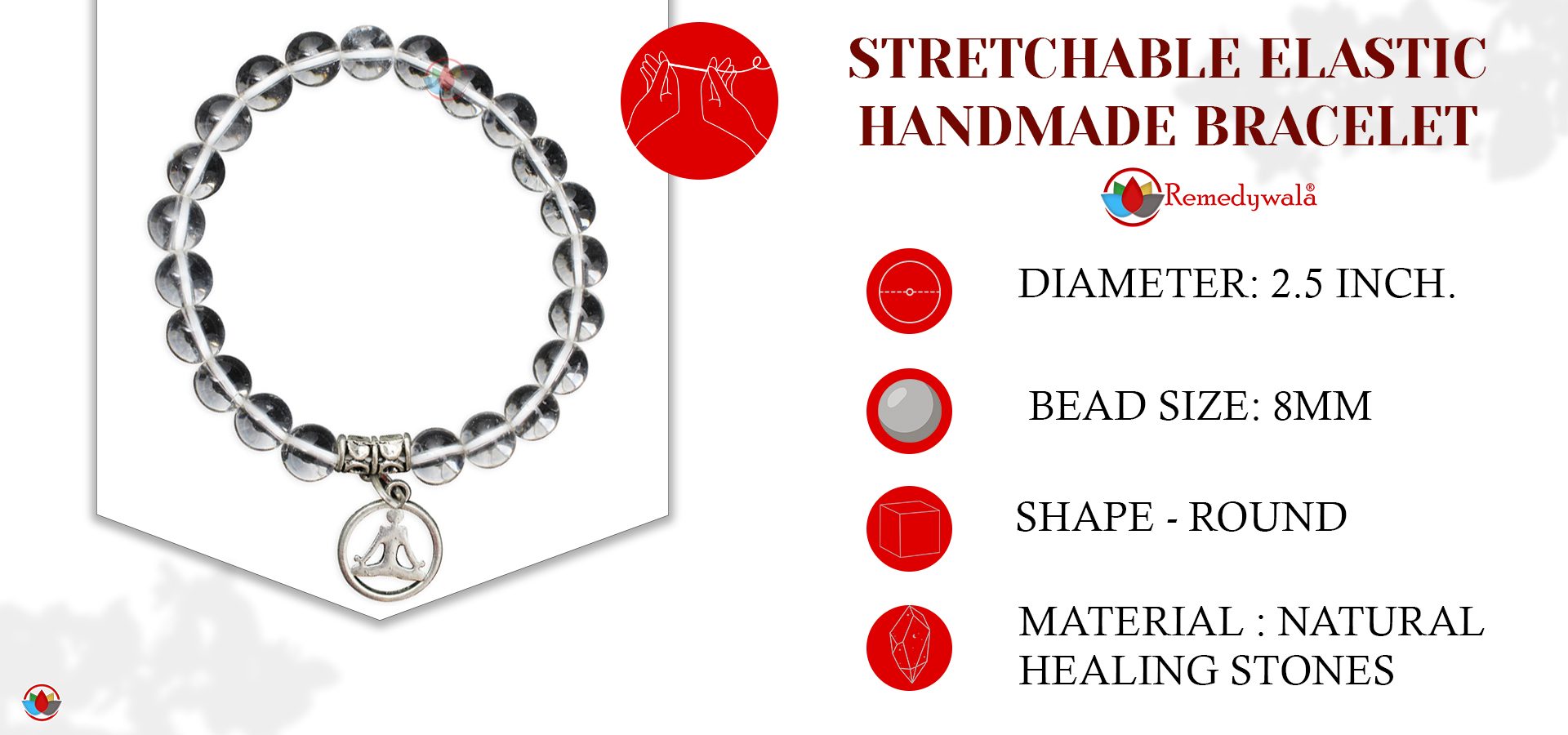 Sphatik Crystal with Charm Sphatik Crystal with Charm