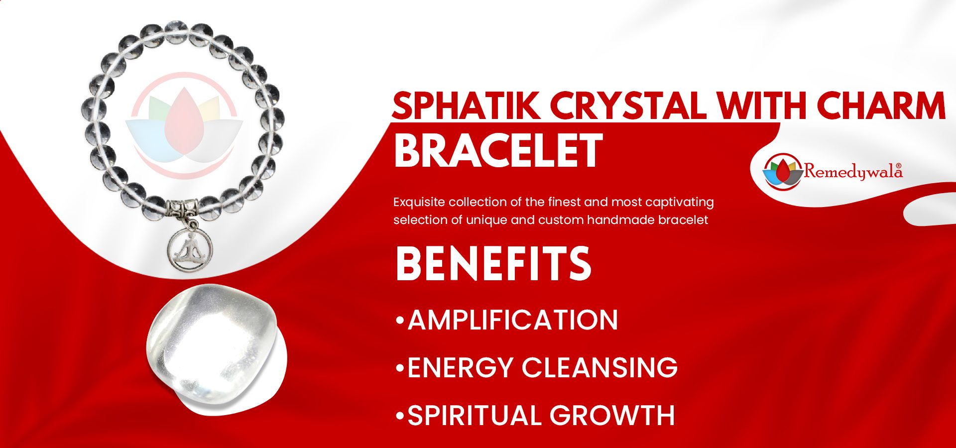 Sphatik Crystal with Charm Sphatik Crystal with Charm