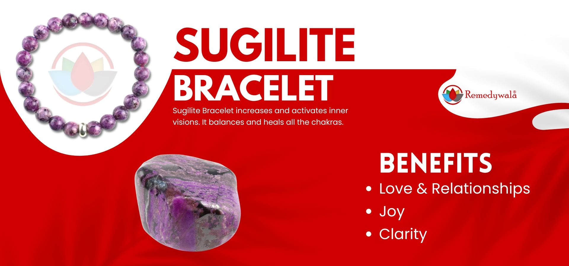 Sugilite Bracelet 8mm Sugilite Bracelet 8mm