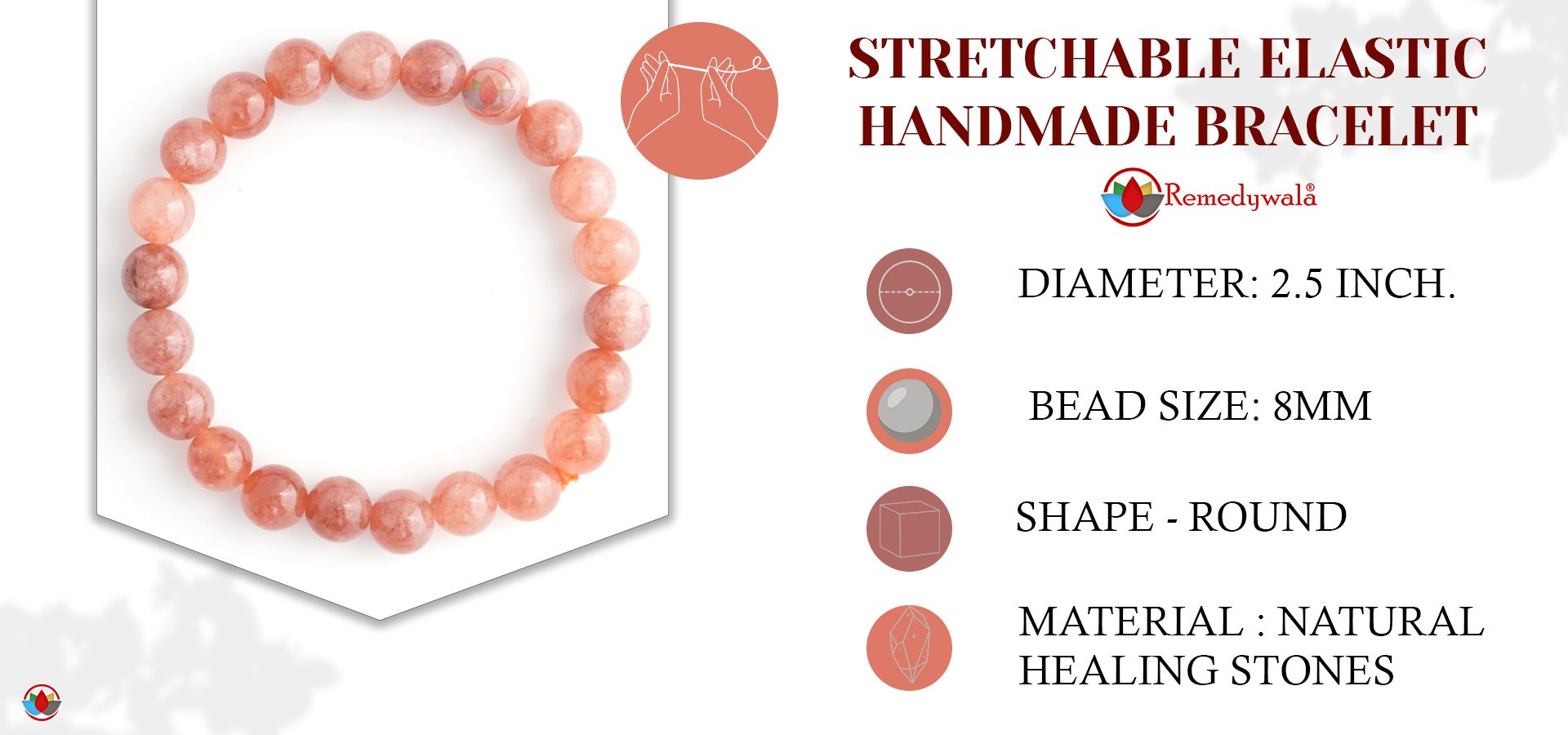 Sunstone Bracelet 8mm Sunstone Bracelet 8mm