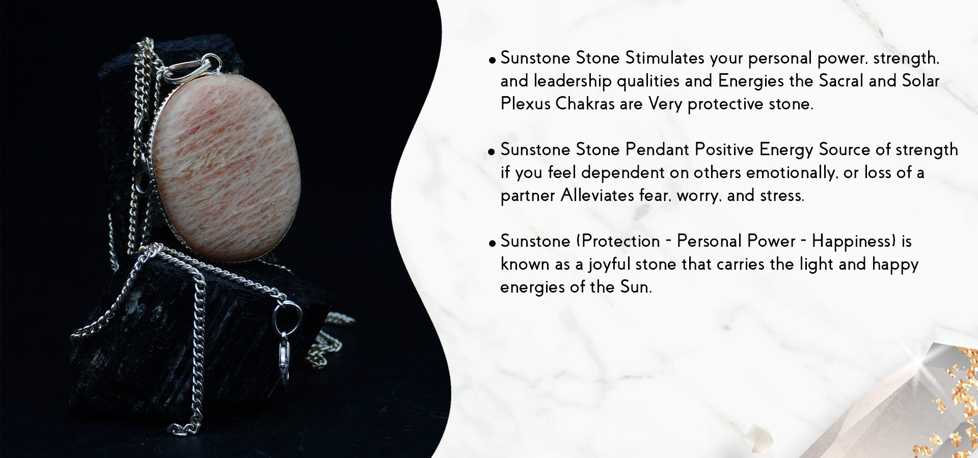 Sunstone Oval Shape Pendant Sunstone Oval Shape Pendant