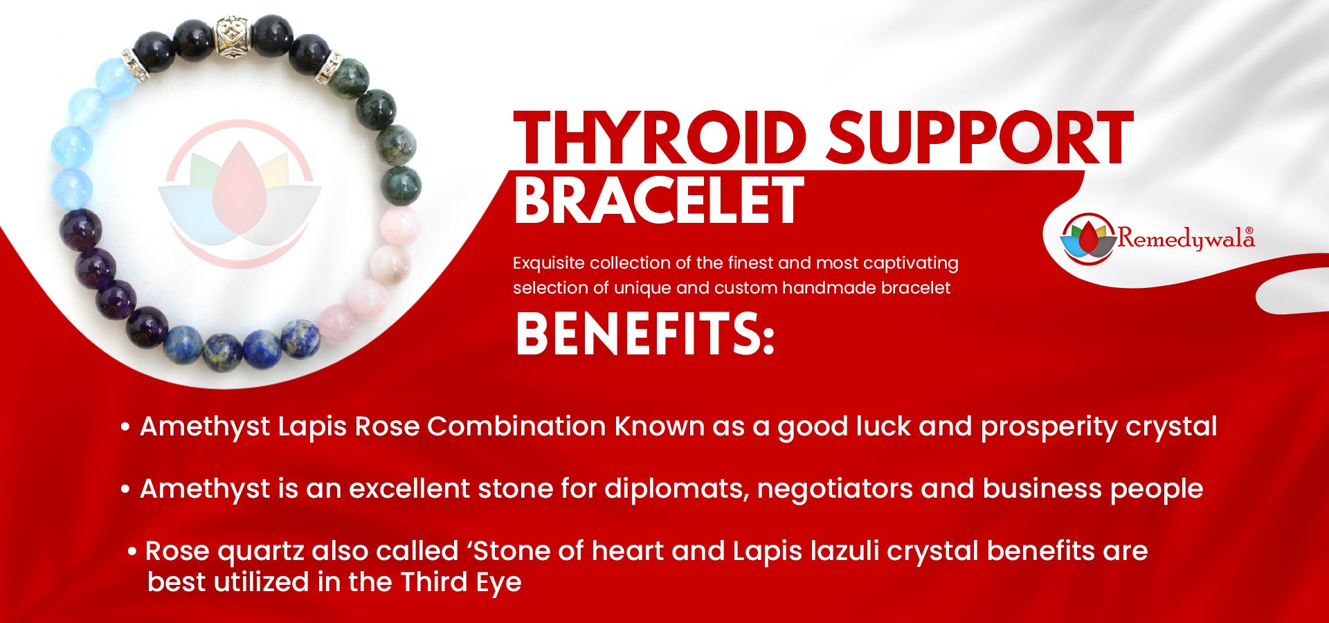 Thyroid Support Combination Bracelet Thyroid Support Combination Bracelet
