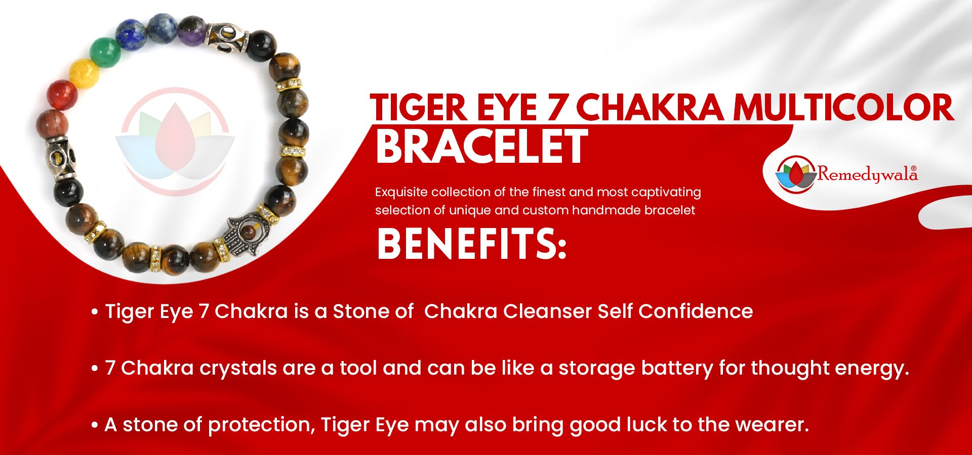 Tiger Eye 7 Chakra Multicolor Bracelet Tiger Eye 7 Chakra Multicolor Bracelet