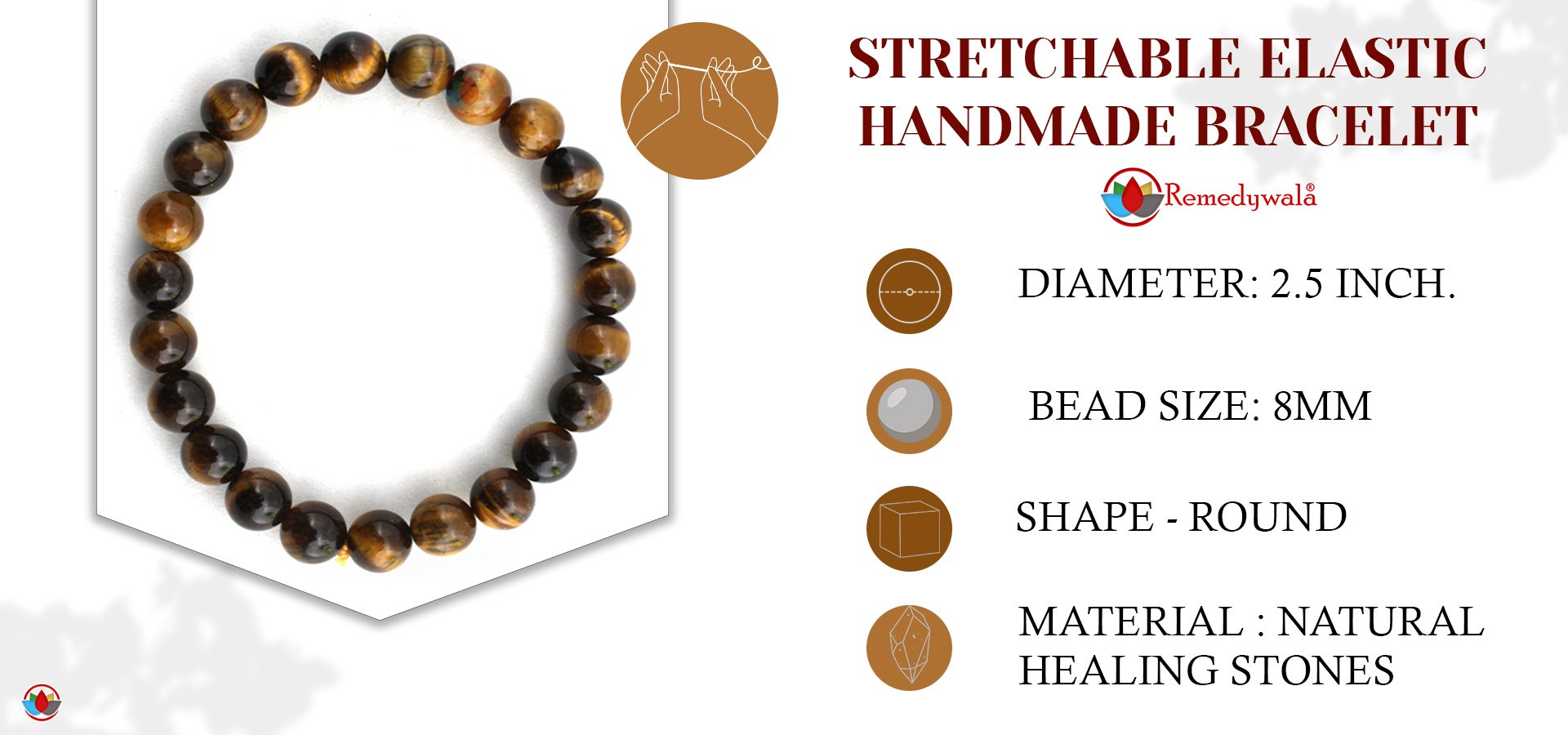 Tiger Eye Bracelet 8mm Tiger Eye Bracelet 8mm