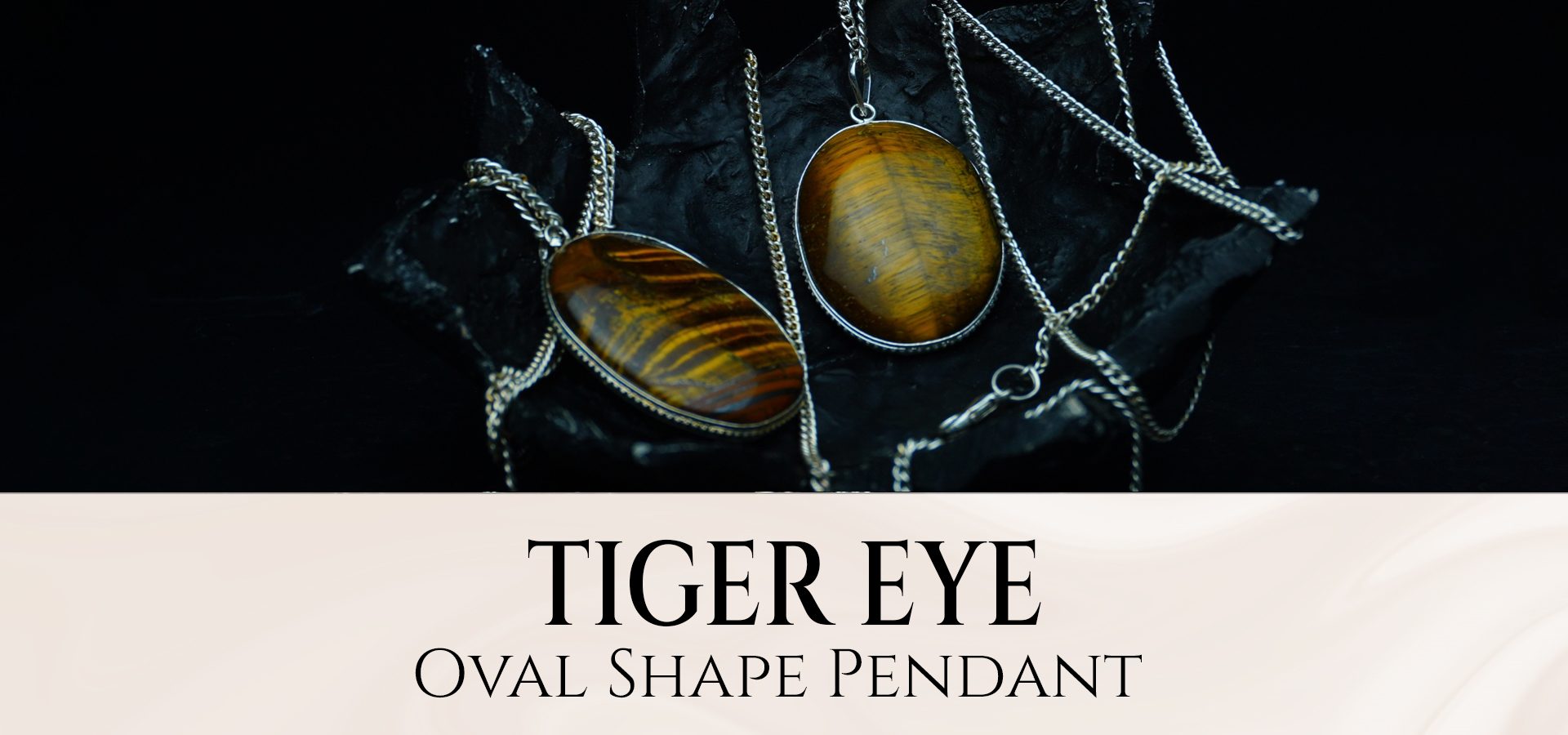 Tiger Eye Oval Shape Pendant Tiger Eye Oval Shape Pendant