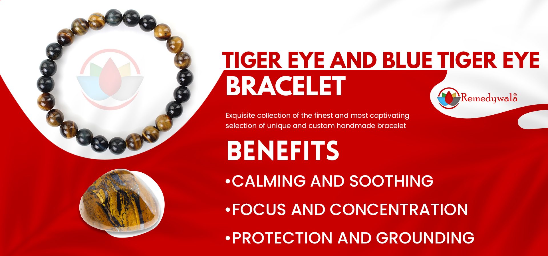Tiger Eye and Blue Tiger Eye Bracelet Tiger Eye and Blue Tiger Eye Bracelet