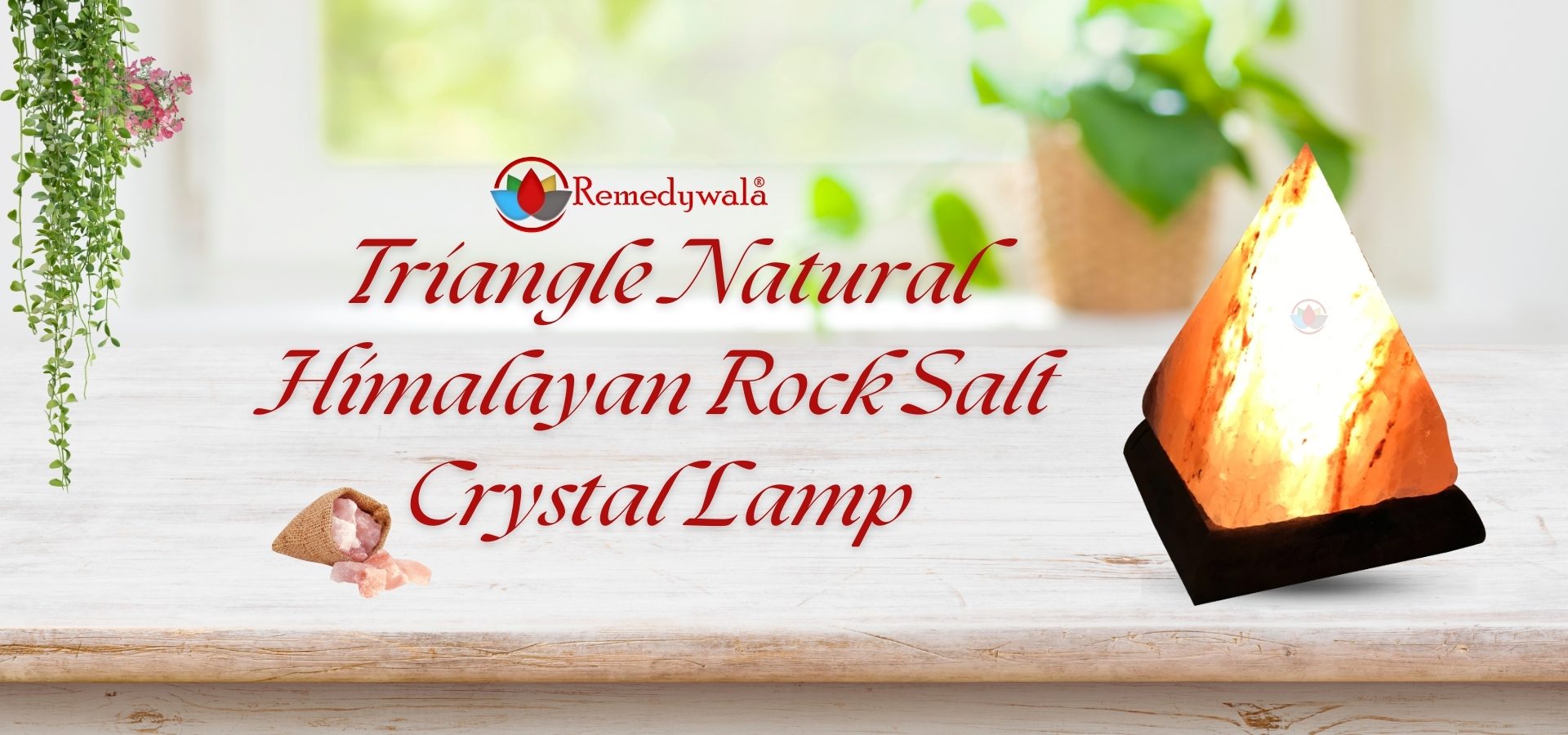 Triangle Natural Himalayan Rock Salt Crystal Lamp (1) Triangle Natural Himalayan Rock Salt Crystal Lamp (1)
