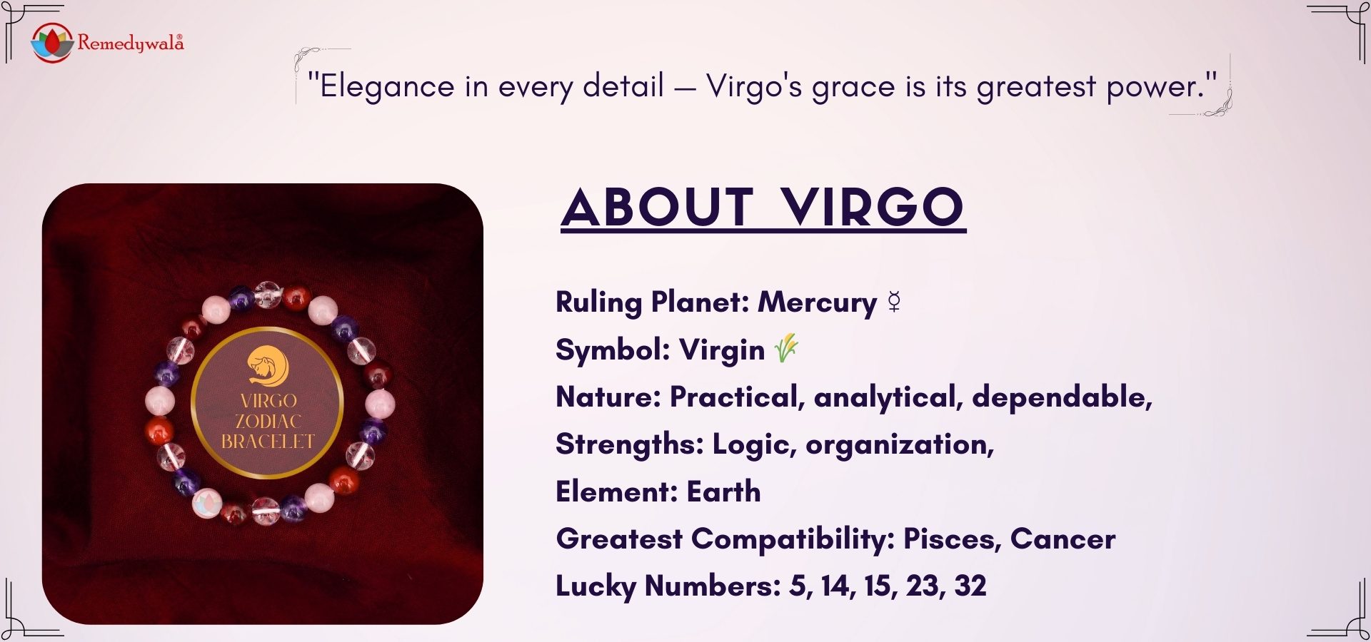 VRIGO ZODIAC BRACELET