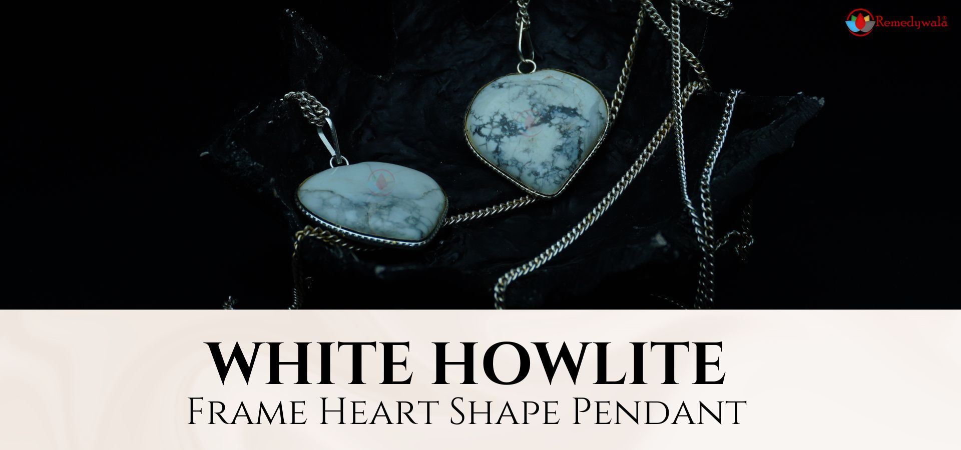 White howlite heart Shape pendant (1) White howlite heart Shape pendant (1)