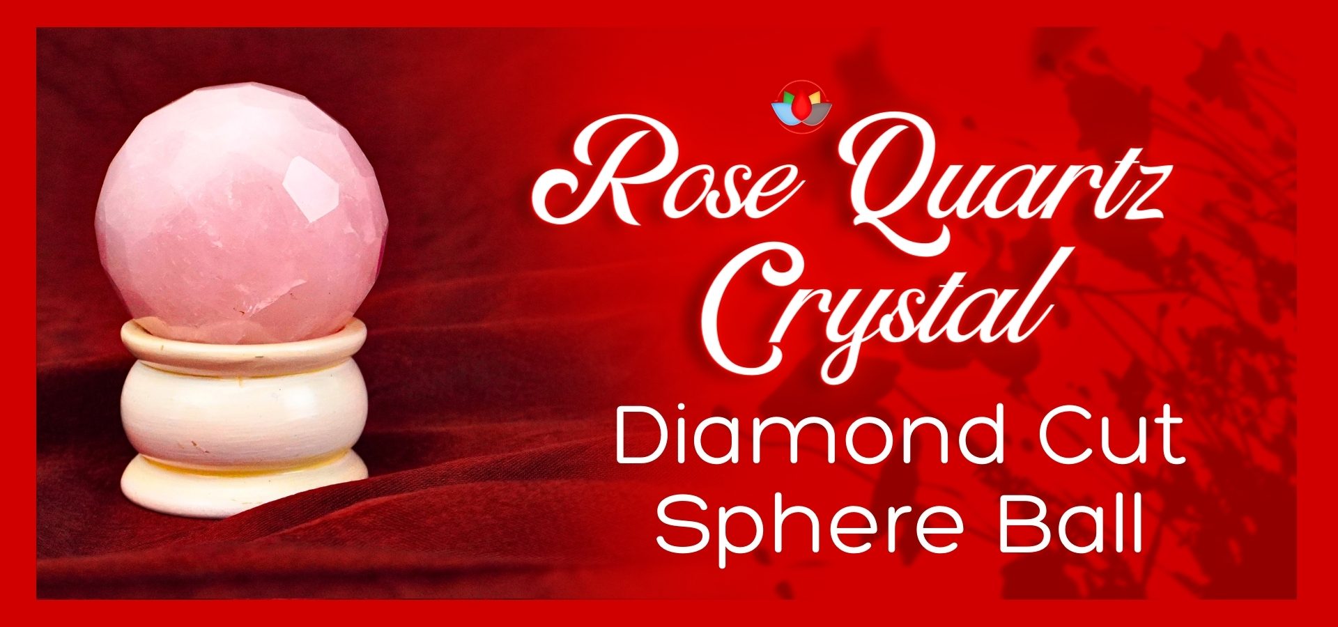 rRose Quartz Diamond Cut Sphere Ball Rose Quartz Diamond Cut Sphere Ball